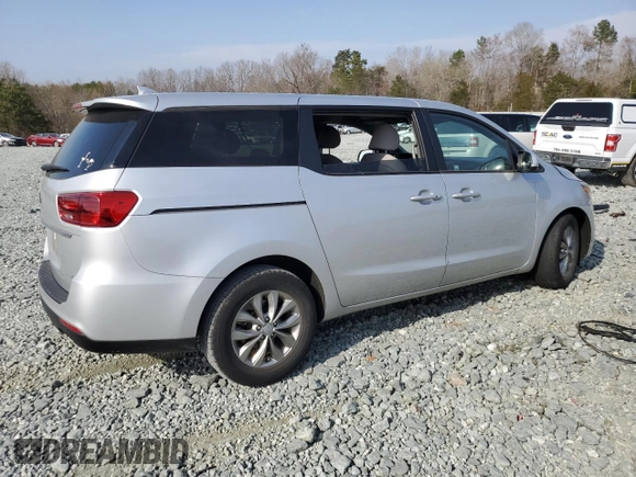 2021 Kia Sedona LX with VIN KNDMB5C16M6671642, listed as a Copart auction lot 49135565 with 46,403 mi miles and Salvage Title. Bid and sale history available at DreamBid. Image 3.