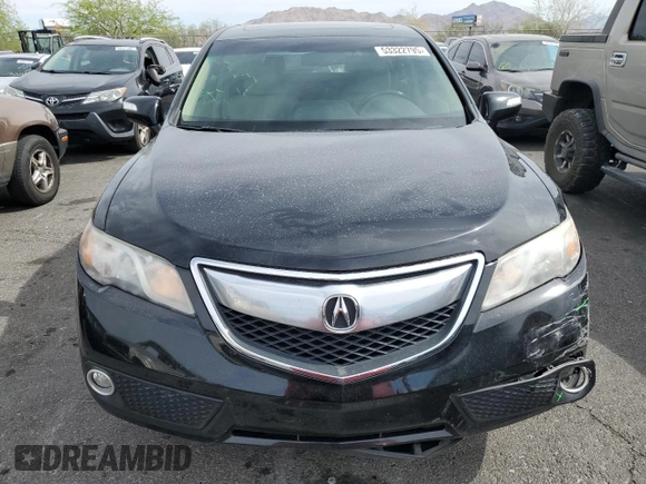 2014 Acura RDX Tech Pkg with VIN 5J8TB3H53EL001384, listed as a Copart auction lot 53322795 with 86,360 mi miles and Salvage Title. Bid and sale history available at carsss.com. Image 5.
