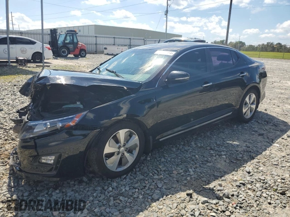 2016 Kia Optima Hybrid EX with VIN KNAGN4ADXG5094181, listed as a Copart auction lot 73480994 with 90,721 mi miles and Salvage Title. Bid and sale history available at carsss.com. Image 1.