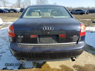 2002 Audi A6 with VIN WAULD64B52N093679, listed as a Copart auction lot 89145585 with 275,798 mi miles and Salvage Title. Bid and sale history available at carsss.com. Image 6.
