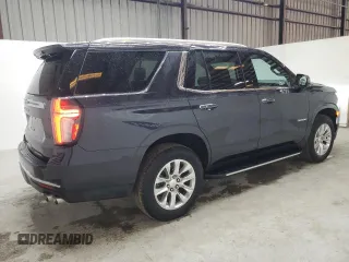 2024 Chevrolet Tahoe Premier with VIN 1GNSCSKD3RR276166, listed as a Copart auction lot 46035455 with 23,899 mi miles and Salvage title. Bid and sale history available at DreamBid. Image 3.