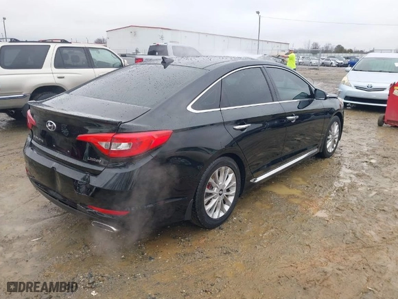 2015 Hyundai Sonata 2.4L Sport with VIN 5NPE34AF6FH248966, listed as a IAAI auction lot 41435872 with 139,287 mi miles. Bid and sale history available at carsss.com. Image 4.