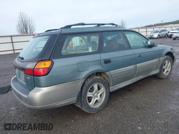 2001 Subaru Legacy Outback Limited with VIN 4S3BH686317611338, listed as a IAAI auction lot 41633888 with 317,556 mi miles and . Bid and sale history available at DreamBid. Image 4.