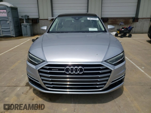 2019 Audi A8 с VIN WAU8DAF83KN010955, выставлен на аукционе Copart как лот 59734495 с пробегом 30 479 миль миль и Списание • Salvage title. История ставок и продаж доступна на DreamBid. Изображение 5.