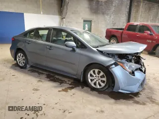 2020 Toyota Corolla LE with VIN JTDEPRAE3LJ090615, listed as a Copart auction lot 48289505 with 214,319 mi miles and Salvage Title. Bid and sale history available at carsss.com. Image 4.