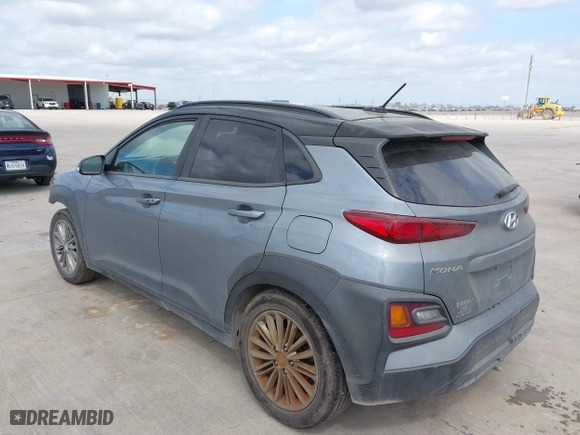 2018 Hyundai Kona SEL with VIN KM8K22AA7JU107493, listed as a IAAI auction lot 41823643 with 137,659 mi miles. Bid and sale history available at carsss.com. Image 3.