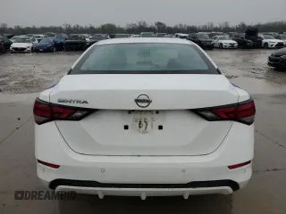 2022 Nissan Sentra S with VIN 3N1AB8BV7NY292932, listed as a Copart auction lot 51415075 with 50,367 mi miles and Salvage Title. Bid and sale history available at carsss.com. Image 6.