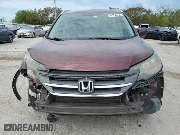 2012 Honda CR-V EX-L with VIN 5J6RM3H76CL021382, listed as a Copart auction lot 52554765 with 149,008 mi miles and Salvage Title. Bid and sale history available at carsss.com. Image 5.
