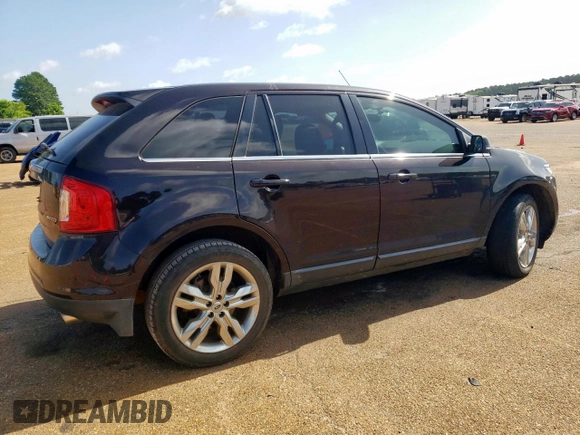 2013 Ford Edge Limited with VIN 2FMDK3KC1DBE37574, listed as a Copart auction lot 62334995 with 135,553 mi miles and Salvage title. Bid and sale history available at DreamBid. Image 3.