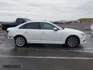 2018 Audi A4 Premium with VIN WAUKMAF47JA007663, listed as a IAAI auction lot 41732401 with 93,279 mi miles. Bid and sale history available at carsss.com. Image 14.