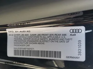 2023 Audi e-tron GT Premium Plus z VIN WAUFJBFW6P7001571, wystawiony jako Copart lot #43203774 z przebiegiem 12 773 mil mil oraz . Historia ofert i sprzedaży dostępna na DreamBid. Obrazek 12.