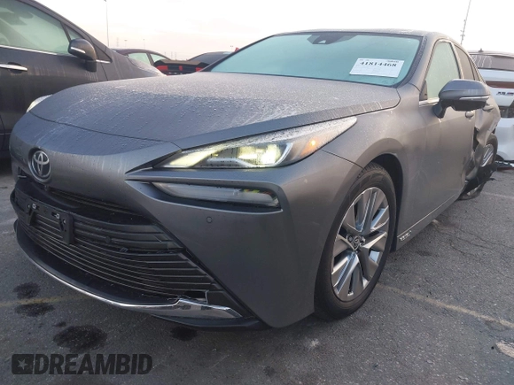 2023 Toyota Mirai XLE with VIN JTDAAAAA5PA007657, listed as a IAAI auction lot 41814468 with 12,809 mi miles. Bid and sale history available at carsss.com. Image 20.