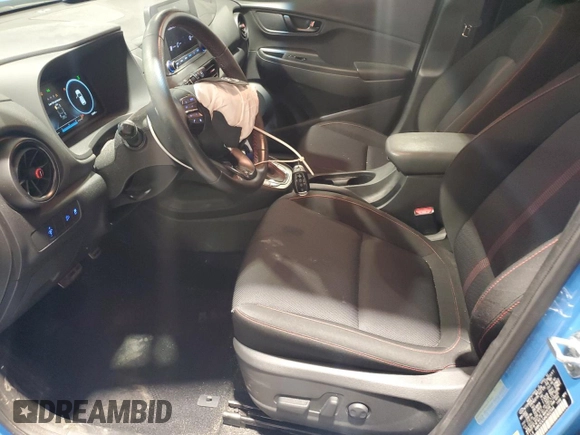 2022 Hyundai Kona N Line with VIN KM8K3CA34NU902544, listed as a Copart auction lot 58210315 with 57,899 mi miles and Salvage title. Bid and sale history available at DreamBid. Image 7.