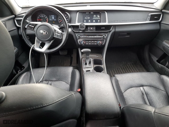 2019 Kia Optima EX with VIN 5XXGU4L19KG366989, listed as a Copart auction lot 54240735 with 167,472 mi miles and Clean Title. Bid and sale history available at carsss.com. Image 8.