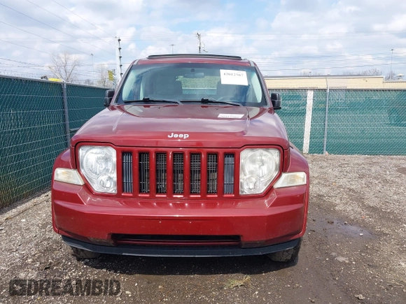 2008 Jeep Liberty Sport with VIN 1J8GN28K68W111462, listed as a IAAI auction lot 42012567 with 129,077 mi miles. Bid and sale history available at carsss.com. Image 13.