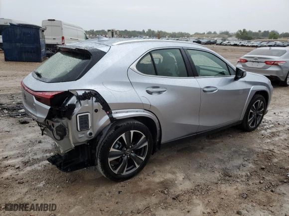 2023 Lexus UX with VIN JTHP9JBH5P2064058, listed as a Copart auction lot 67515933 with 0 mi miles. Bid and sale history available at carsss.com. Image 3.