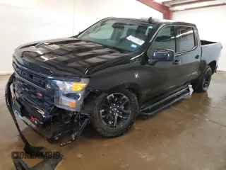 2024 Chevrolet Silverado 1500 Custom Trail Boss with VIN 3GCUDCED5RG227874, listed as a Copart auction lot 48598655 with 18,164 mi miles and Clean Title. Bid and sale history available at carsss.com. Image 1.