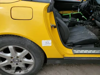 1999 Mercedes-Benz SLK-Class with VIN WDBKK47F3XF085992, listed as a Copart auction lot 76931354 with 0 mi miles and Salvage Title. Bid and sale history available at carsss.com. Image 12.
