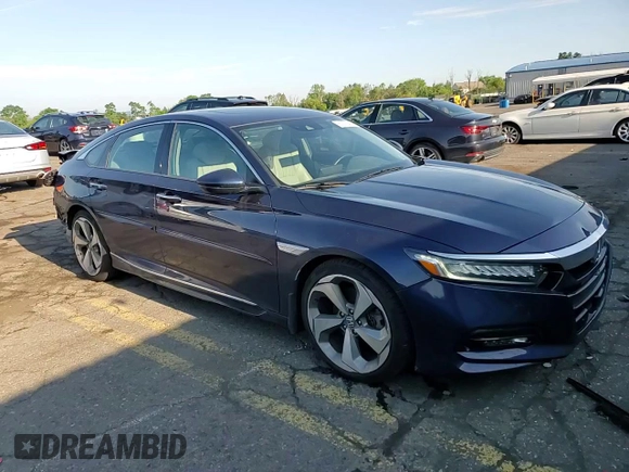 2018 Honda Accord Touring with VIN 1HGCV2F96JA006608, listed as a Copart auction lot 63770485 with 67,289 mi miles and Salvage title. Bid and sale history available at DreamBid. Image 14.
