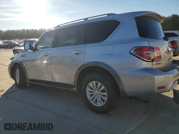 2017 Nissan Armada SV with VIN JN8AY2ND8H9008069, listed as a Copart auction lot 80265754 with 137,009 mi miles and Salvage Title. Bid and sale history available at carsss.com. Image 2.