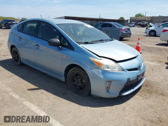 2013 Toyota Prius One with VIN JTDKN3DU6D5629201, listed as a IAAI auction lot 42108606 with 473,790 mi miles. Bid and sale history available at carsss.com. Image 1.
