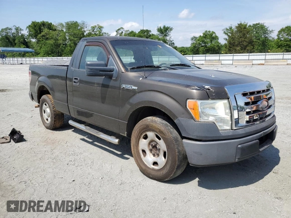 2009 Ford F-150 XL with VIN 1FTRF12W29KC15121, listed as a Copart auction lot 55488075 with 154,946 mi miles and Clean Title. Bid and sale history available at carsss.com. Image 4.
