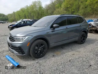 2024 Volkswagen Tiguan SE R-Line Black с VIN 3VV8B7AX6RM044372, выставлен на аукционе Copart как лот 55328465 с пробегом 22 837 миль миль и На запчасти • Non repairable. История ставок и продаж доступна на DreamBid. Изображение 1.