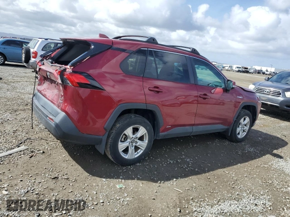 2019 Toyota RAV4 Hybrid XLE with VIN 2T3RWRFV4KW009912, listed as a Copart auction lot 51469395 with 96,489 mi miles and Salvage Title. Bid and sale history available at carsss.com. Image 3.