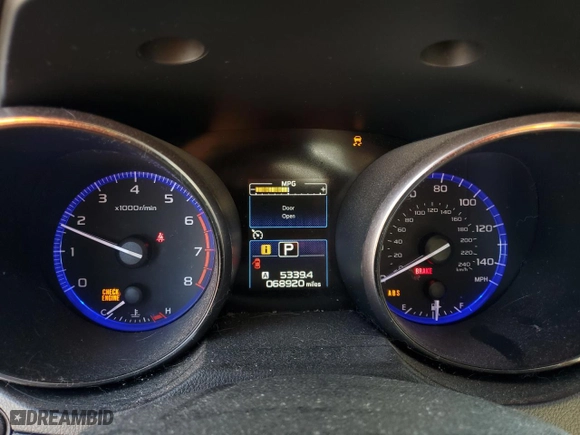 2016 Subaru Legacy 2.5i Premium with VIN 4S3BNBC65G3007802, listed as a Copart auction lot 43345105 with 68,920 mi miles and Salvage Title. Bid and sale history available at carsss.com. Image 9.