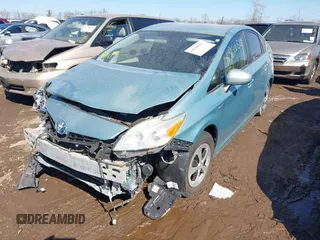 2013 Toyota Prius One with VIN JTDKN3DUXD1693295, listed as a IAAI auction lot 41768901 with 152,620 mi miles. Bid and sale history available at carsss.com. Image 18.