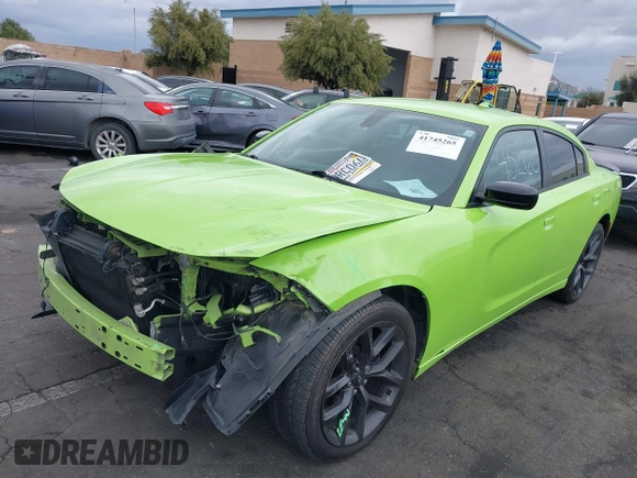2019 Dodge Charger SXT with VIN 2C3CDXBG6KH633710, listed as a IAAI auction lot 41745265 with 78,402 mi miles. Bid and sale history available at carsss.com. Image 18.