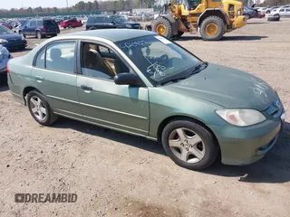 2004 Honda Civic LX with VIN 2HGES16574H501026, listed as a IAAI auction lot 42098740 with 144,915 mi miles. Bid and sale history available at carsss.com. Image 1.