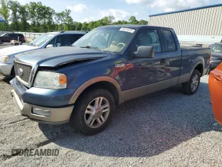 2005 Ford F-150 XLT with VIN 1FTPX12555NA08341, listed as a Copart auction lot 55214075 with 182,059 mi miles and Salvage title. Bid and sale history available at DreamBid. Image 1.