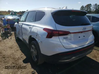 2021 Hyundai Santa Fe SE with VIN 5NMS1DAJ2MH345900, listed as a Copart auction lot 63640132 with 23,576 mi miles. Bid and sale history available at carsss.com. Image 3.