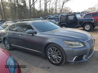 2013 Lexus LS 460 L with VIN JTHGL1EF8D5050029, listed as a IAAI auction lot 41891150 with 202,315 mi miles. Bid and sale history available at carsss.com. Image 13.