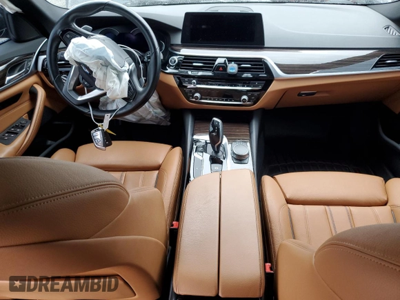 2017 BMW 5 Series 530i xDrive with VIN WBAJA7C34HWA69945, listed as a Copart auction lot 45941025 with Not Provided miles and Salvage Title. Bid and sale history available at carsss.com. Image 8.