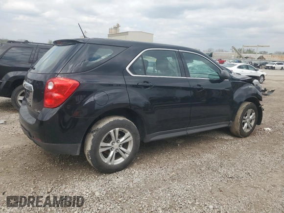 2014 Chevrolet Equinox LS with VIN 2GNFLEEK0E6140595, listed as a Copart auction lot 53649205 with 156,110 mi miles and Salvage Title. Bid and sale history available at DreamBid. Image 3.