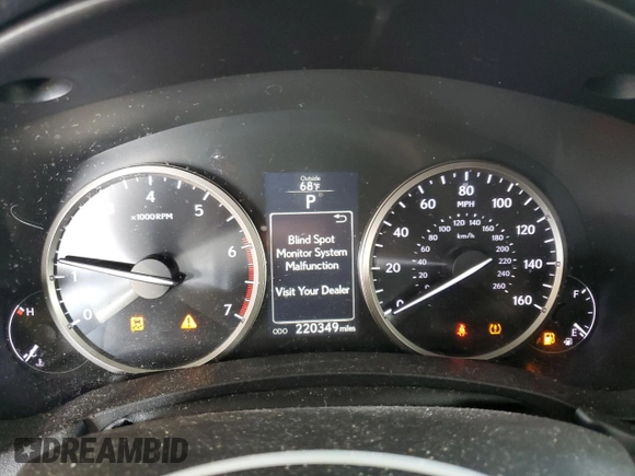 2015 Lexus NX 200t with VIN JTJYARBZ9F2005398, listed as a Copart auction lot 60377695 with 220,349 mi miles and Clean title. Bid and sale history available at DreamBid. Image 9.