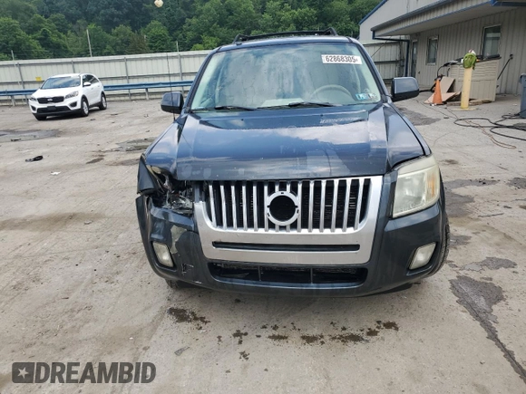 2008 Mercury Mariner Premier with VIN 4M2CU87158KJ29182, listed as a Copart auction lot 62868305 with 256,630 mi miles and Salvage title. Bid and sale history available at DreamBid. Image 5.