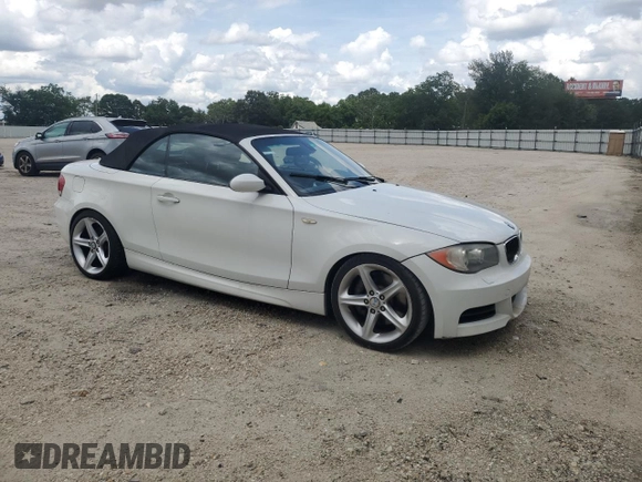 2008 BMW 1 Series 135i with VIN WBAUN93588VF54691, listed as a Copart auction lot 60436025 with 102,269 mi miles and Clean title. Bid and sale history available at DreamBid. Image 4.