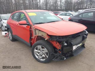 2024 Hyundai Kona SE with VIN KM8HA3AB5RU136935, listed as a IAAI auction lot 41614174 with 16,654 mi miles. Bid and sale history available at carsss.com. Image 1.