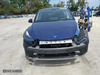 2023 Tesla Model Y Long Range with VIN 7SAYGDEE3PF832070, listed as a Copart auction lot 50065335 with 13,469 mi miles and Salvage Title. Bid and sale history available at carsss.com. Image 5.