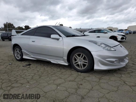 2001 Toyota Celica GT with VIN JTDDR32T510101181, listed as a Copart auction lot 48934235 with 168,001 mi miles and Salvage Title. Bid and sale history available at carsss.com. Image 4.