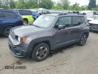 2016 Jeep Renegade Latitude z VIN ZACCJABW4GPD08004, wystawiony jako Copart lot #59928245 z przebiegiem 70 057 mil mil oraz Czysty tytuł • Clean title. Historia ofert i sprzedaży dostępna na DreamBid. Obrazek 1.
