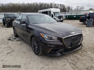 2019 Genesis G80 3.8L with VIN KMHGN4JE8KU295941, listed as a Copart auction lot 44927543 with 33,335 mi miles. Bid and sale history available at carsss.com. Image 4.