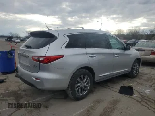 2015 Infiniti QX60 with VIN 5N1AL0MM9FC559512, listed as a Copart auction lot 49657615 with 137,820 mi miles and Salvage title. Bid and sale history available at DreamBid. Image 3.