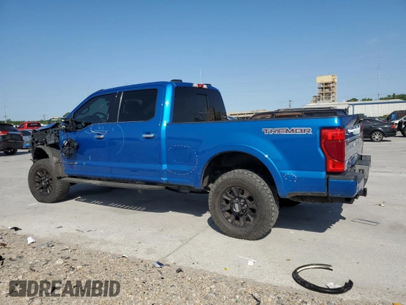 2020 Ford Super Duty F-250 SRW XL with VIN 1FT8W2BT3LED54672, listed as a Copart auction lot 52345455 with 94,946 mi miles and Salvage Title. Bid and sale history available at carsss.com. Image 2.