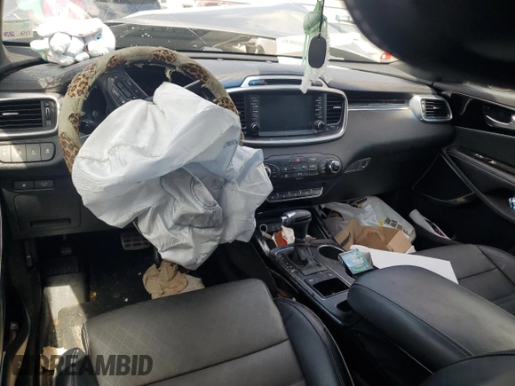 2016 Kia Sorento SXL with VIN 5XYPK4A18GG028124, listed as a Copart auction lot 59665324 with 63,502 mi miles and Salvage Title. Bid and sale history available at carsss.com. Image 8.