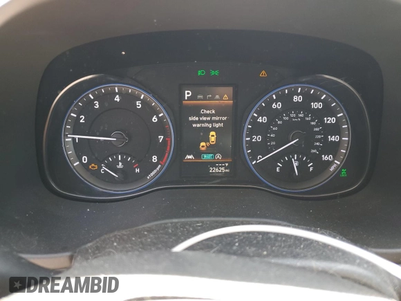 2023 Hyundai Kona SEL с VIN KM8K3CAB7PU929571, выставлен на аукционе Copart как лот 58077185 с пробегом 22 625 миль миль и Списание • Salvage title. История ставок и продаж доступна на DreamBid. Изображение 9.