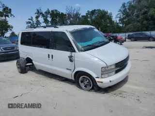 2000 Chevrolet Astro z VIN 1GNDM19W1YB130461, wystawiony jako Copart lot #54659485 z przebiegiem 178 132 mil mil oraz Szkody całkowita. Historia ofert i sprzedaży dostępna na DreamBid. Obrazek 4.